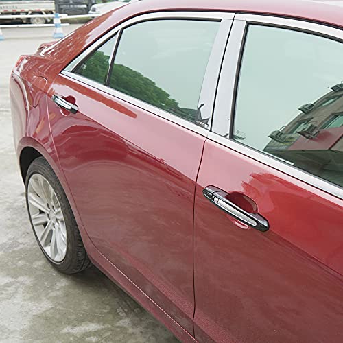 AOKIO غطاء ملصق مقبض الباب AOKIO لسيارات كاديلاك XT4 XT5 XT6 CT4 CT6 ATS CTS XTS ملحقات 2013 2014 2015 2016 2017 2018 2019 2020 2021 2022 2023 2024 (أسود لامع) - Image 3
