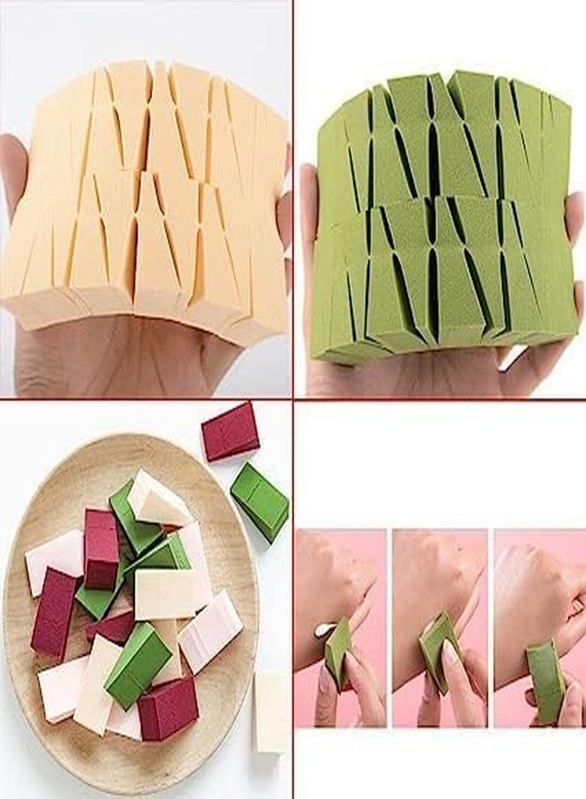 KANDPAND 24 in 1 Triangle Makeup Sponge Makeup Wedges Soft Sponges Cosmetic Wedges Triangle Tools Accessories Powder Liquid Makeup Eye Shadow - Image 5
