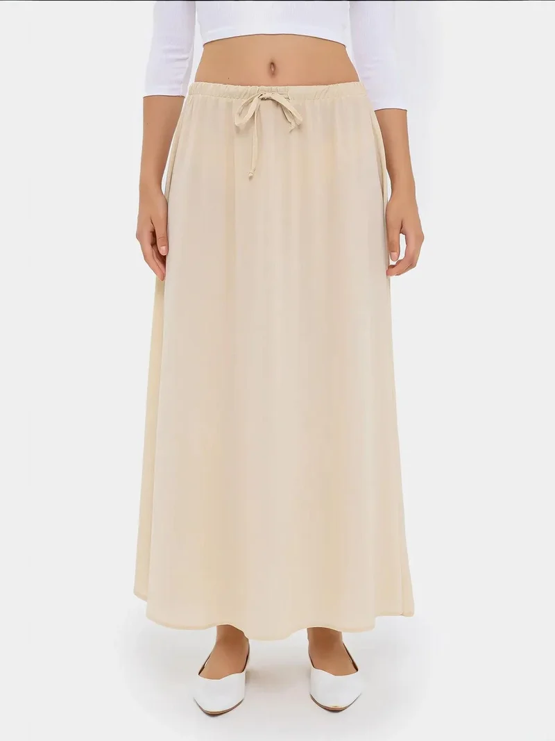 HICCUP Lace-Up Maxi Skirt