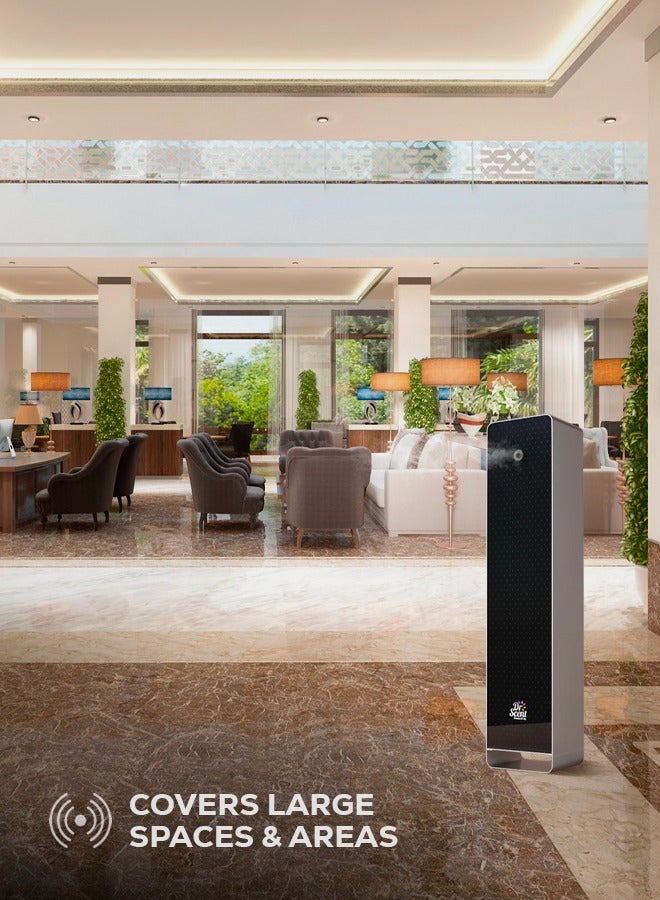 Dr Scent Essential Oil Diffuser Machine - Standalone Aromatherapy Device - Large Area Scent | 900m² - 2700m³ Coverage area Whisper-Quiet Operation | Elegant Design - Image 4