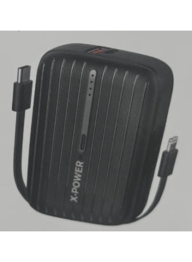 اكس باور بنك الطاقة X-POWER XP-03 فائق السرعة 22.5 واط 10000 مللي أمبير في الساعة - شحن ذكي مع شاشة عرض طاقة LED - Image 1