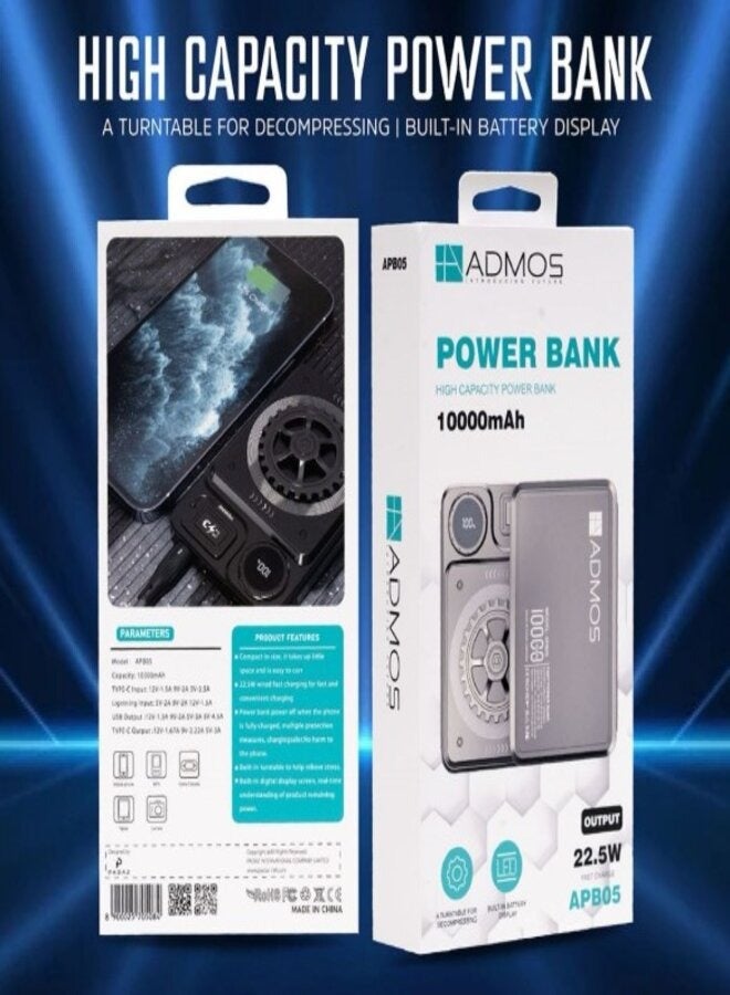 Admos 10000mah high capacity power bank