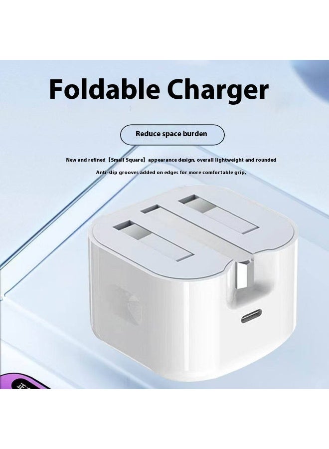 iPhone 35W Fast Charger | USB C Wall Fast Charger Adapter with 1m USB C to Lightning Cable, Compatible with iPhone 14/14 Pro/14 Pro Max/13/12/SE2020/11/XR/XS Max/X/iPad - Image 5