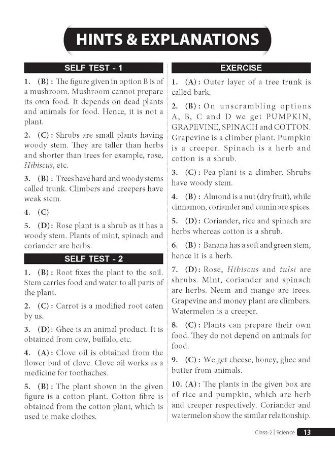 MTG Olympiad Prep-Guide Science Class 2 - Detailed Theory, Self Test with NSO Chapterwise Previous Year Question Paper For SOF 2023-24 Exam MTG Editorial Board  - Image 5