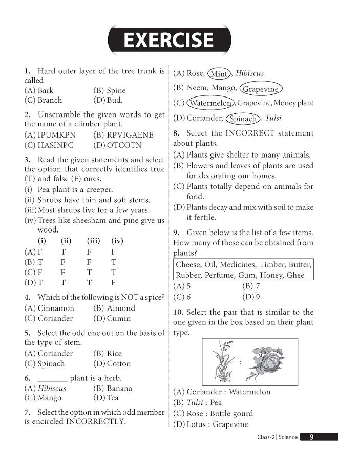 MTG Olympiad Prep-Guide Science Class 2 - Detailed Theory, Self Test with NSO Chapterwise Previous Year Question Paper For SOF 2023-24 Exam MTG Editorial Board  - Image 4