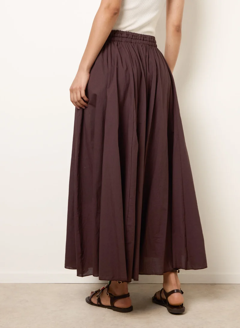 بلو فانيلا Gathered Panel Maxi Skirt