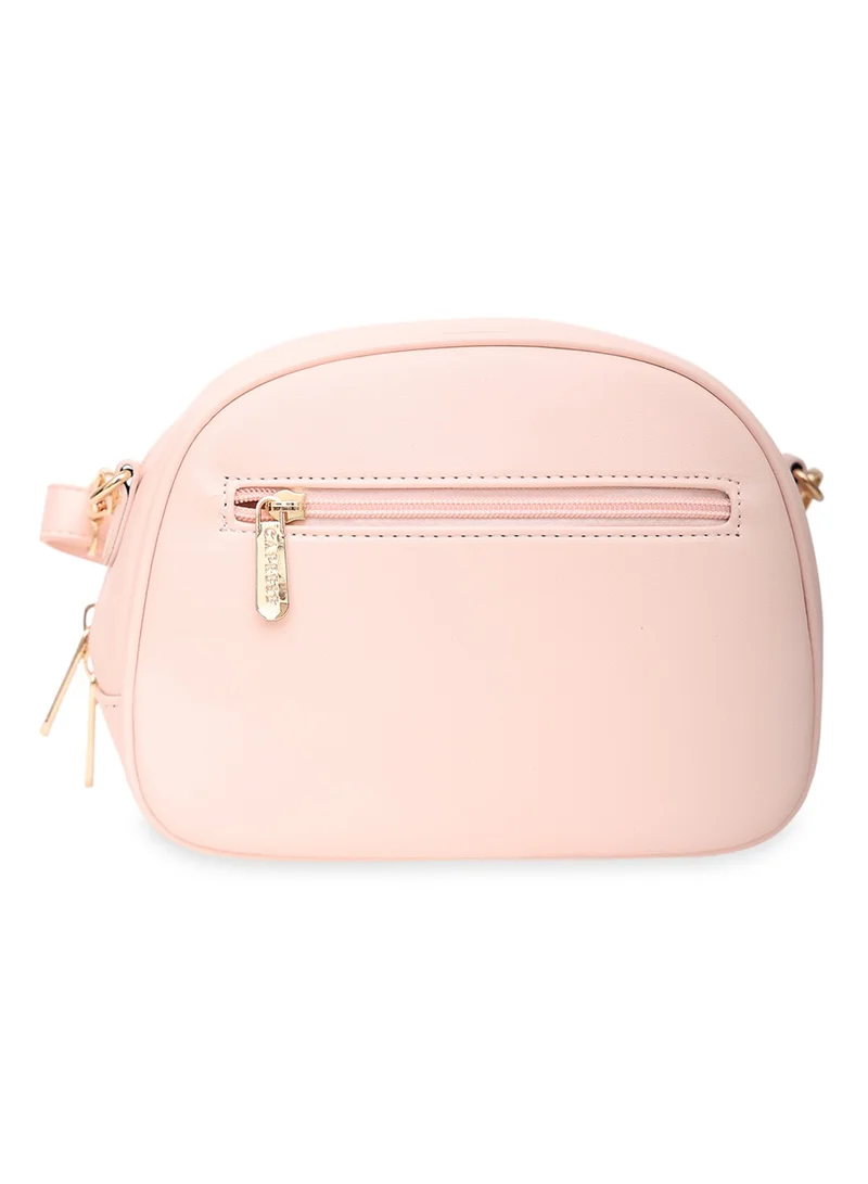 CAPRESE Caprese Cabo Croco Blush Faux Leather Small Sling Bag