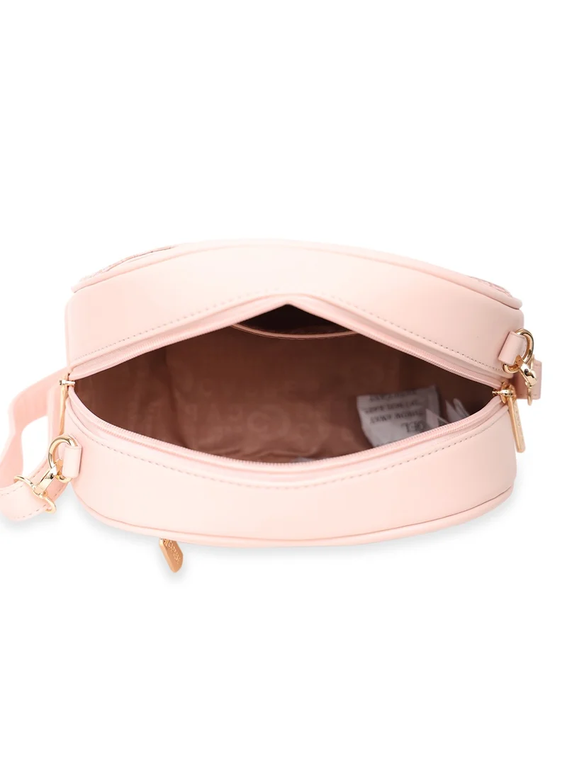 CAPRESE Caprese Cabo Croco Blush Faux Leather Small Sling Bag