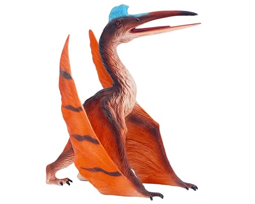 Gemini&Genius Gemini & Genius Dinosaur Toys Pterosaur Action Figures with Movable Jaw, Sculpting Flying Dinosaur Figurines, Birthday Pterodactyl Cake Topper, Family Party Gifts for Kids Age 4 Years & Up - Image 1