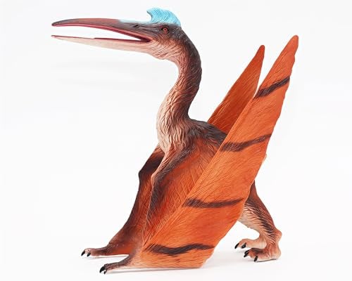 Gemini&Genius Gemini & Genius Dinosaur Toys Pterosaur Action Figures with Movable Jaw, Sculpting Flying Dinosaur Figurines, Birthday Pterodactyl Cake Topper, Family Party Gifts for Kids Age 4 Years & Up - Image 5