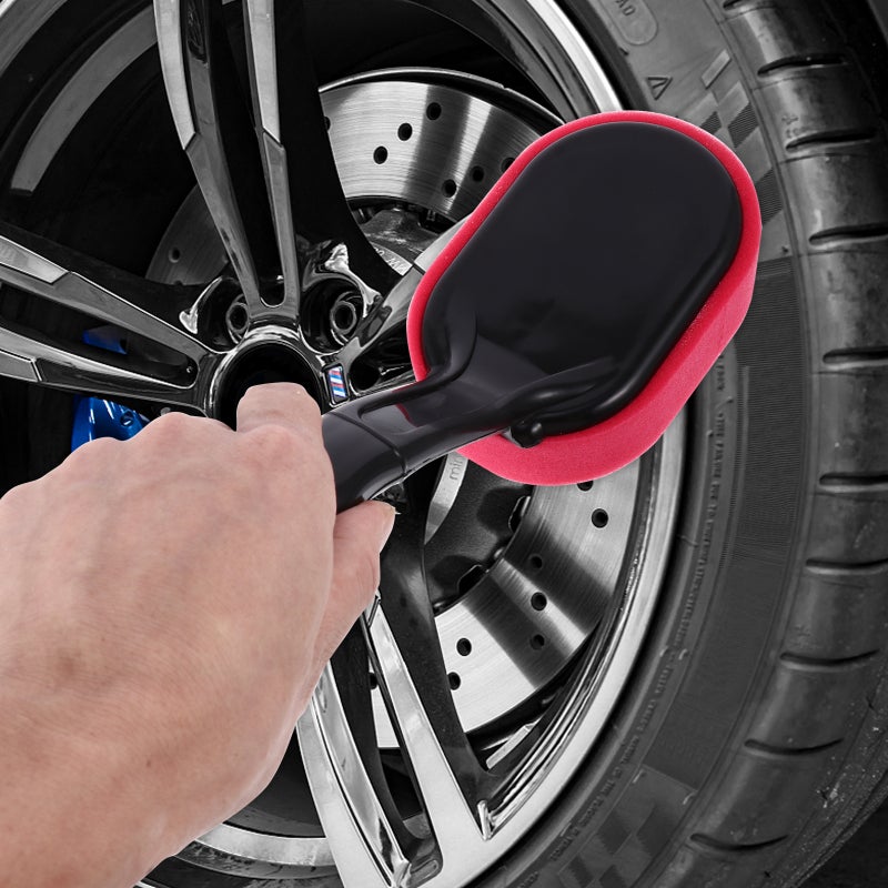 2pcs Practical Car Wheel Polishing Replaceable Sponge Cleaning - Image 5