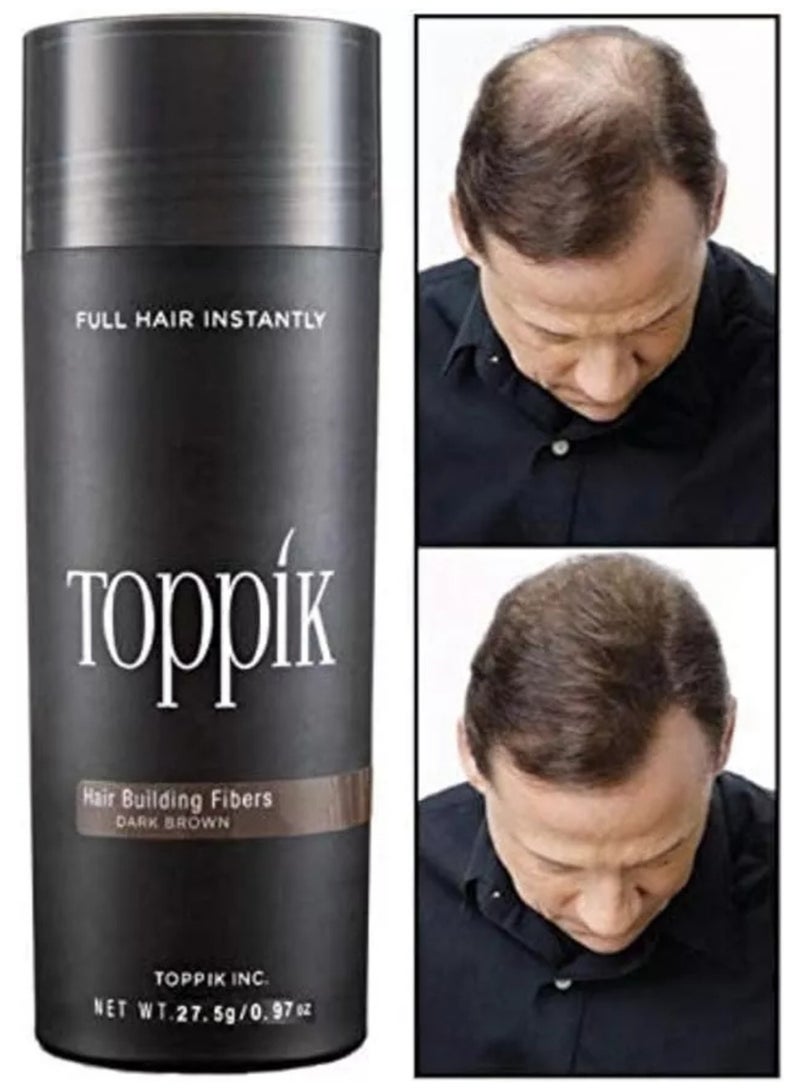 Toppik Hair Building Fibers Dark Brown Color - Image 2