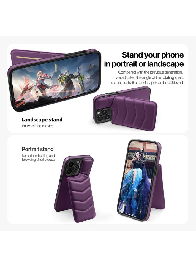 اس-توب جراب لهاتف iPhone 15 Pro مزود بغطاء للغطاء وحقيبة للبطاقات وحافظة MagSafe للهاتف - Image 5