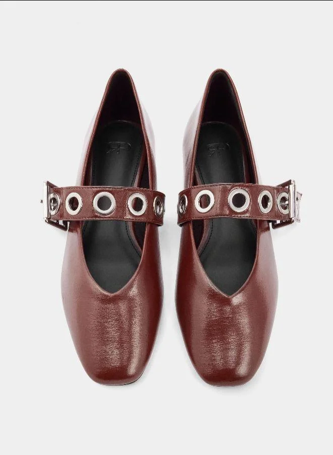 PARFOIS Ballet flats with studs