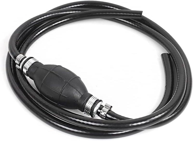 BARTOO Fuel Line Assembly,5/16in Nylon Braided Marine Boat Fuel Line Hose Assembly with 1PCS Primer Bulb for Marine Outboard Boat Motor RVs Tractors and Caravans,6FT - Image 1