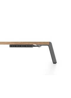 upergo UPERGO ID-20U Height Adjustable Wooden Standing Desk With 4 USB Ports For Laptops & Monitors  - Image 4