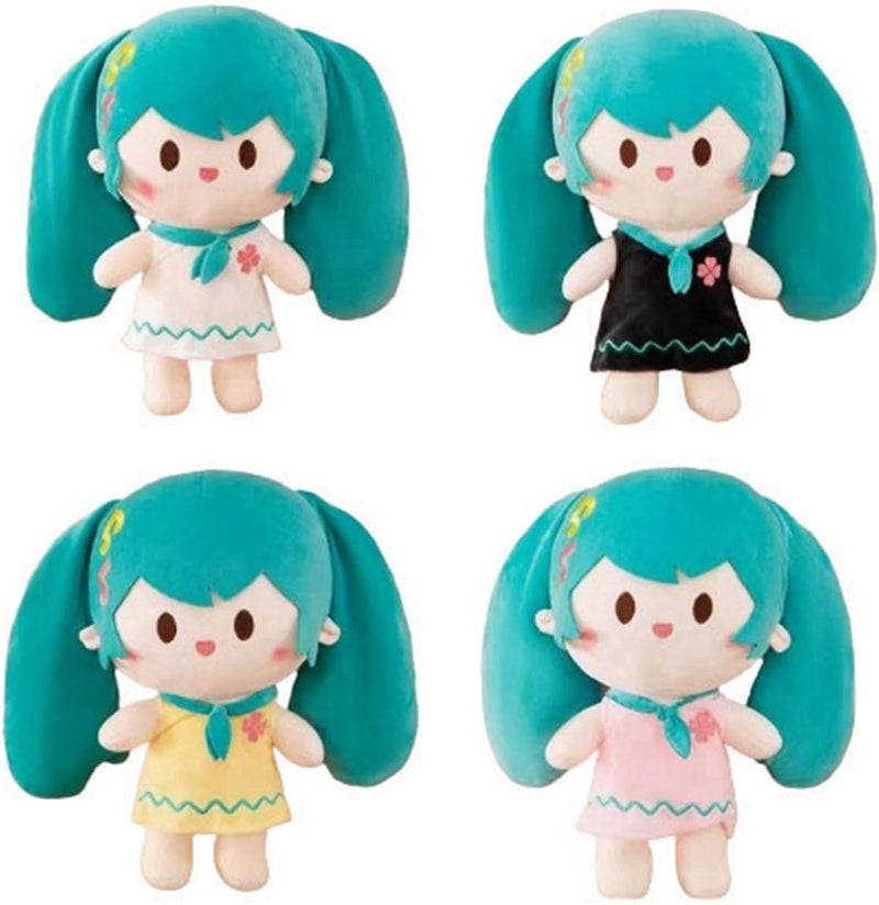 Plush Hatsune Miku Plush Doll Dakimakura Plush Animation Surroundings Moe Goods Cute Goods Birthday Gift Popular Anime Halloween Christmas Festival (C,35CM) - Image 1