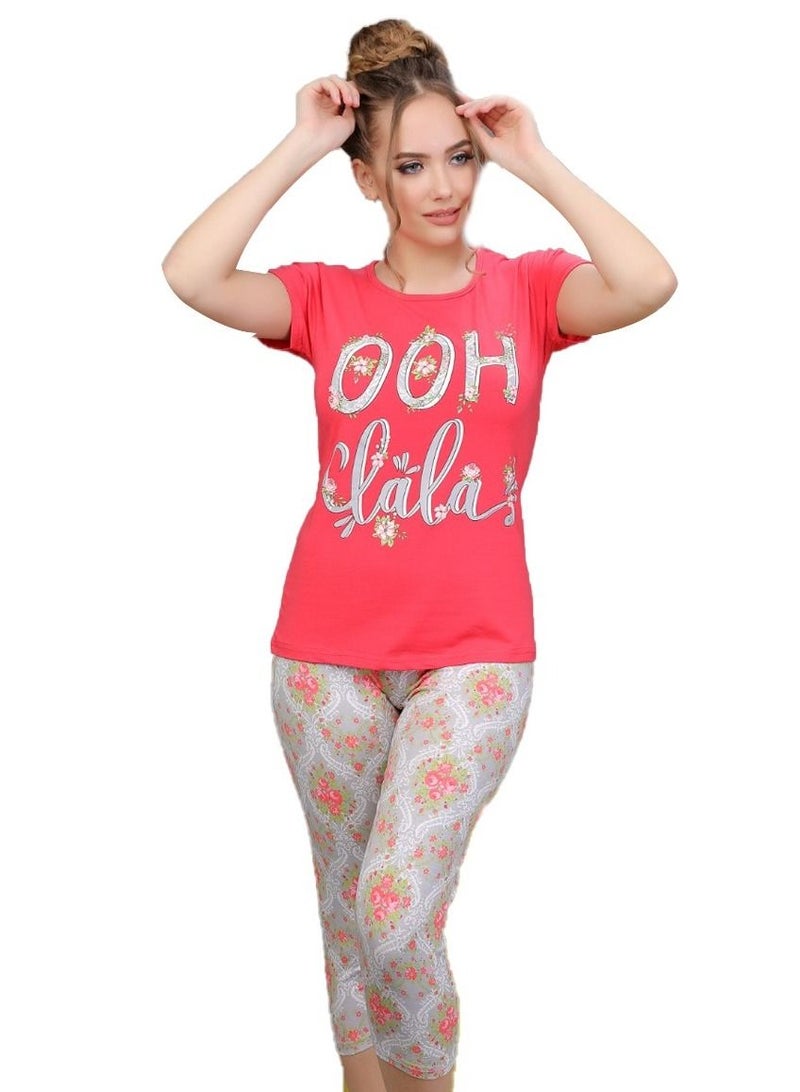 Ganna Women's cotton Bermuda pajamas - PJ 584