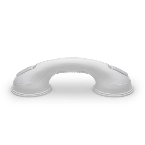 Safe-er-Grip Safe-er-Grip Changing Lifestyles Suction Cup Grab Bars for Bathtubs & Showers; Safety Bathroom Assist Handle, White, 12 inches - Image 1