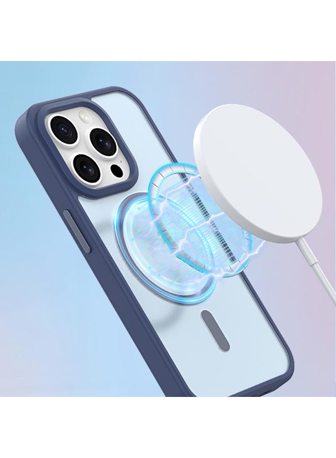 S-TOP Case For iPhone 14 Pro Max Metal Button Skin Feel Matte MagSafe Shockproof Phone Case - Image 4