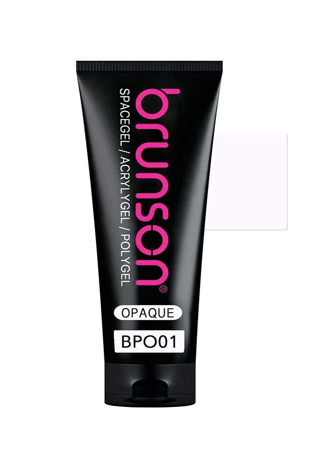 brunson Polygel 60g salon-quality nails in 1Sec, poly nail gel shimmer long-lasting acrylic nails Soak off UV/LED hard gel for nail extension, builder gel for fake nails, manicure nail art Nail Extension Gel