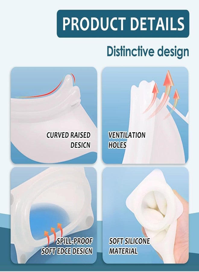 PiyuBind Wearable Urine Collector with Silicone Urine Pouch | Breathable Fixing Pants & Urinary Drainage Bags (2000ml & 1000ml) | Long-Term Use | Ideal for Elderly Men | Blue - Image 4