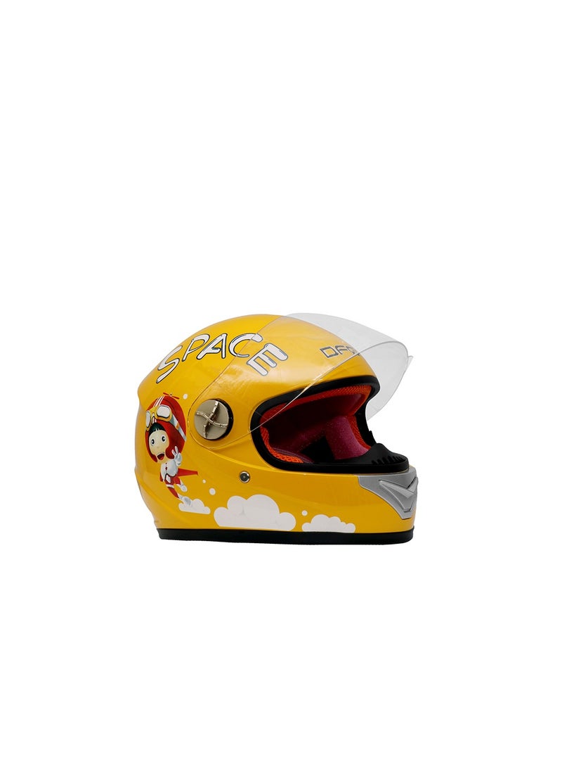 DFG - Protective Kids Helmet with Scratch-Resistant Outer Visor, 1 PC - Image 1