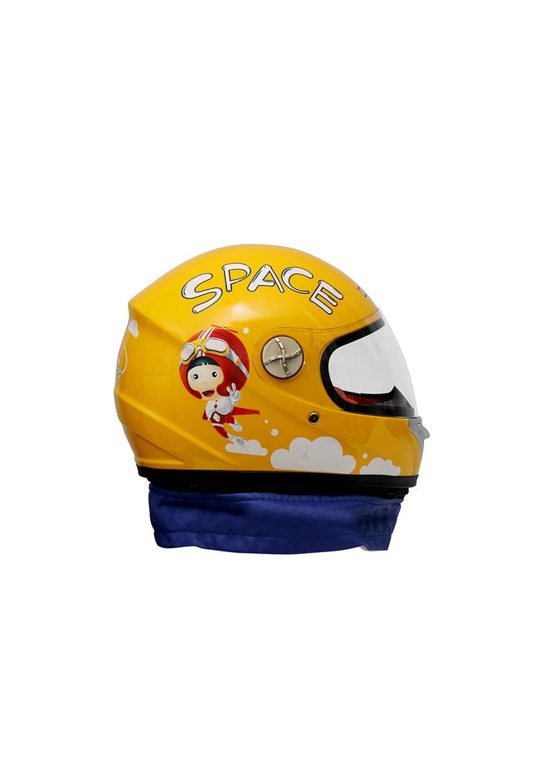 DFG - Protective Kids Helmet with Scratch-Resistant Outer Visor, 1 PC - Image 1