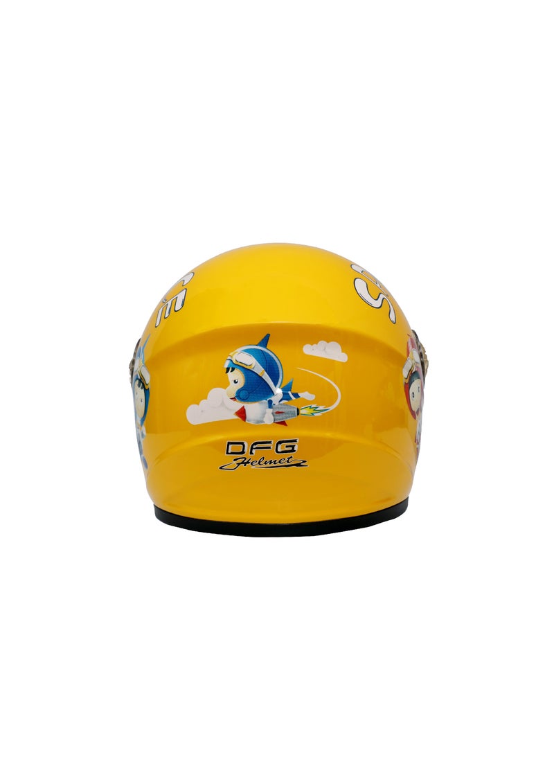 DFG - Protective Kids Helmet with Scratch-Resistant Outer Visor, 1 PC - Image 1
