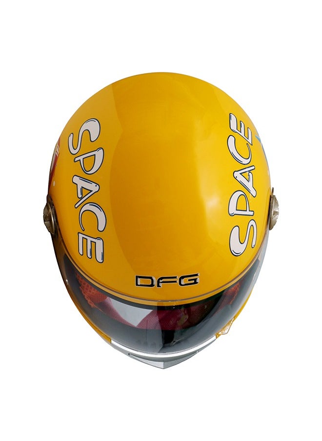 DFG - Protective Kids Helmet with Scratch-Resistant Outer Visor, 1 PC - Image 1