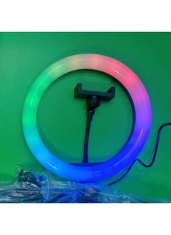 General Explosions MJ26 26cm Rgb Ring Light 10inch Desktop Live Light Product Shooting-Specifications:Mj26 Rgb+ 2.1m Bracket  - Image 3