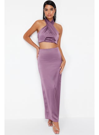 Purple Satin Maxi Skirt TPRSS24ET00005 - pzsku/Z2E52B8C8EC3DEA963E28Z/45/_/1730941575/127e6407-433a-422a-a976-48a55a2fbaf1