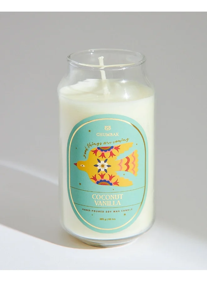 Chumbak Coconut Vanilla Soy Wax Candle
