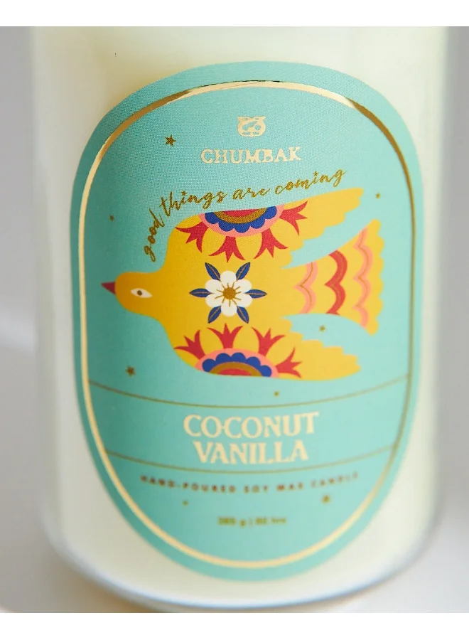 Chumbak Coconut Vanilla Soy Wax Candle