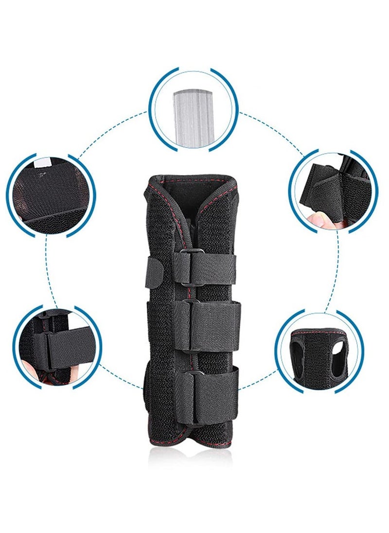 Adjustable Wrist Support Brace for Carpal Tunnel Fits Both Hands with Aluminum Splint Helps Relieve Tendinitis Arthritis Sprain Athletic Pain