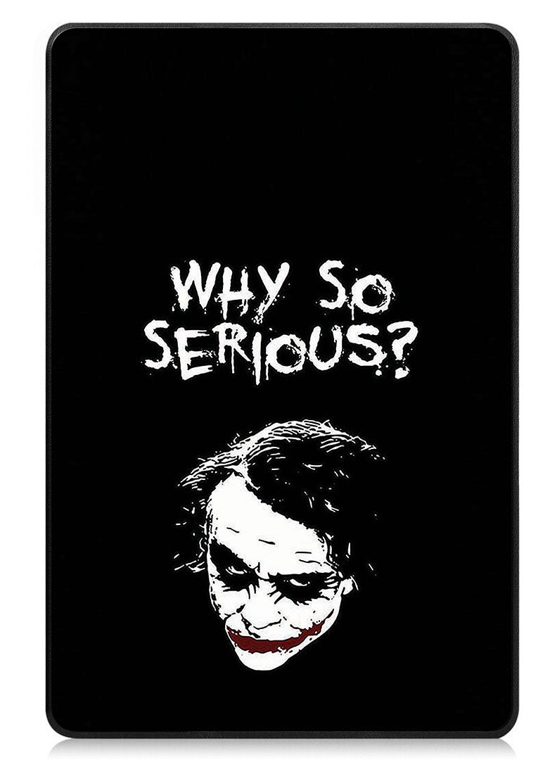 Theodor Protective Flip Case For Samsung Galaxy Tab S9 FE Plus With Trifold Stand Auto Wake Sleep Shockproof Cover Why So Serious  - Image 1
