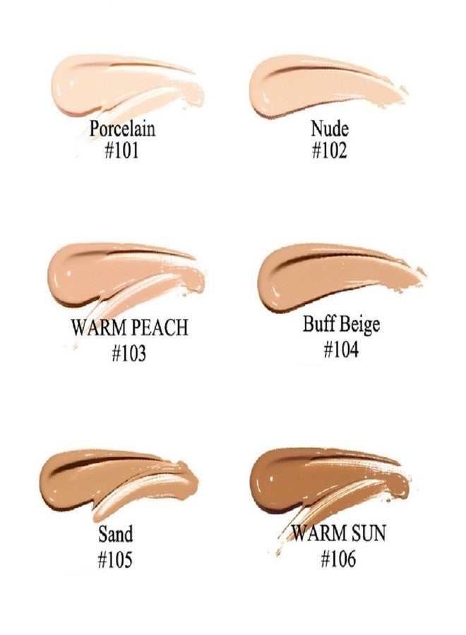 nvyue PHOERA Foundation Liquid Concealer Makeup, 2 Pack, 101 Porcelain+102 Nude - Image 2