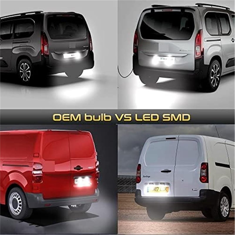 DEMULAX White LED License Plate Light for Citroen Models - Image 4