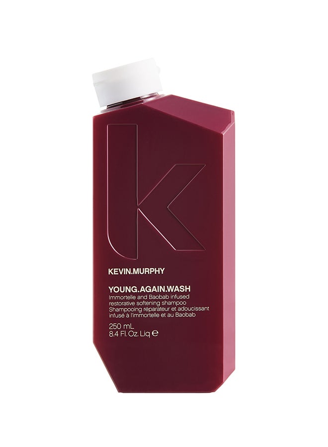 KEVIN.MURPHY Young Again Wash Shampoo For Dry And Damaged Hair Red/White 250ml - Image 1