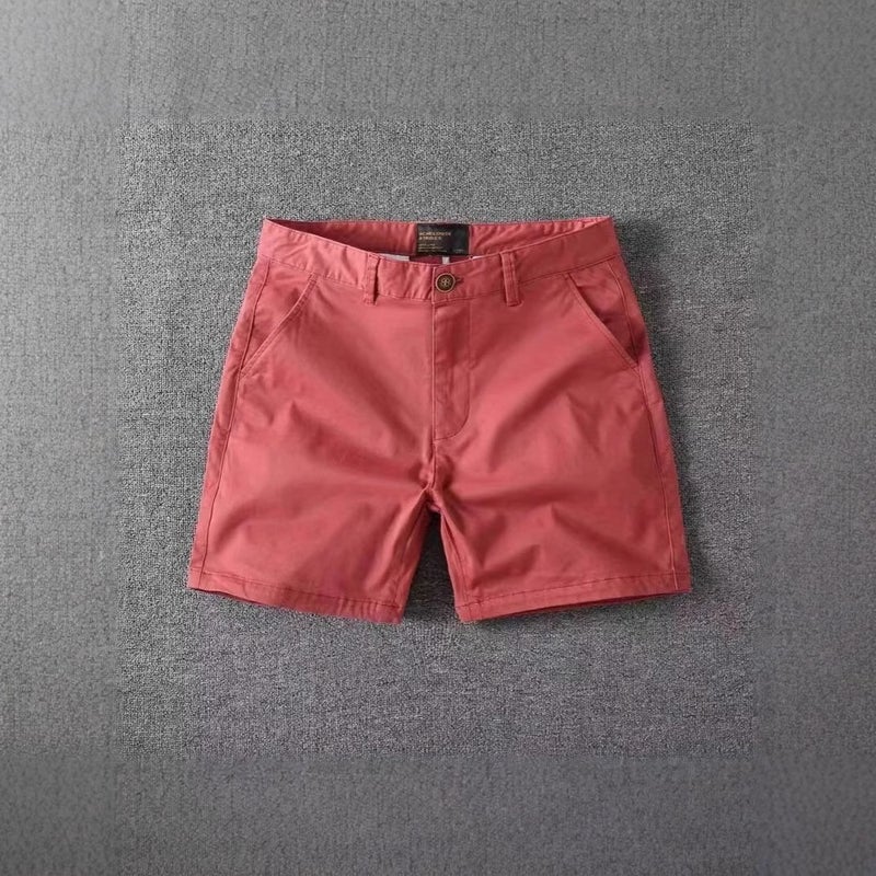 شورتات كاجوال للرجال علامة تجارية عصرية ضيقة الساق بنطلون رباعي 2024 صيف جديد علامة تجارية عصرية بنطلون 4 نقاط بنطلون نصف الطول باللون الأزرق الملكي - Image 5