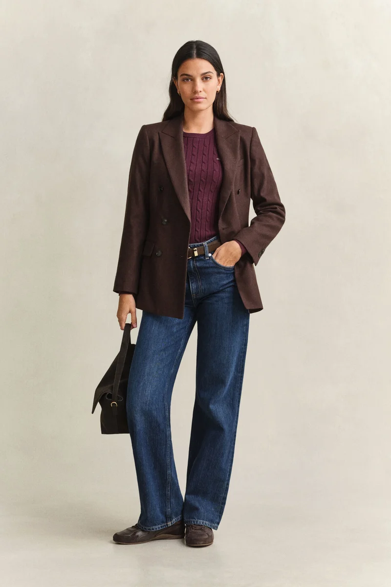 Gant Stretch Cotton Cable C-Neck