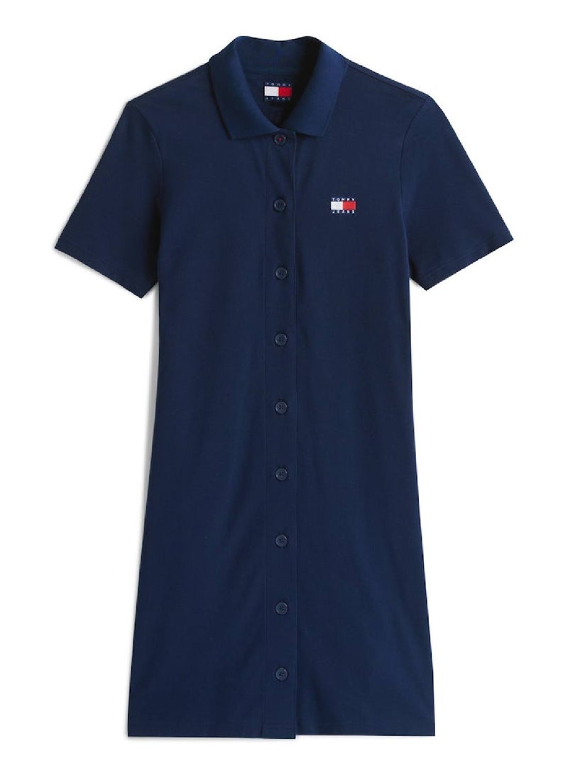 TOMMY JEANS Button-Up Polo Dress  - Image 3