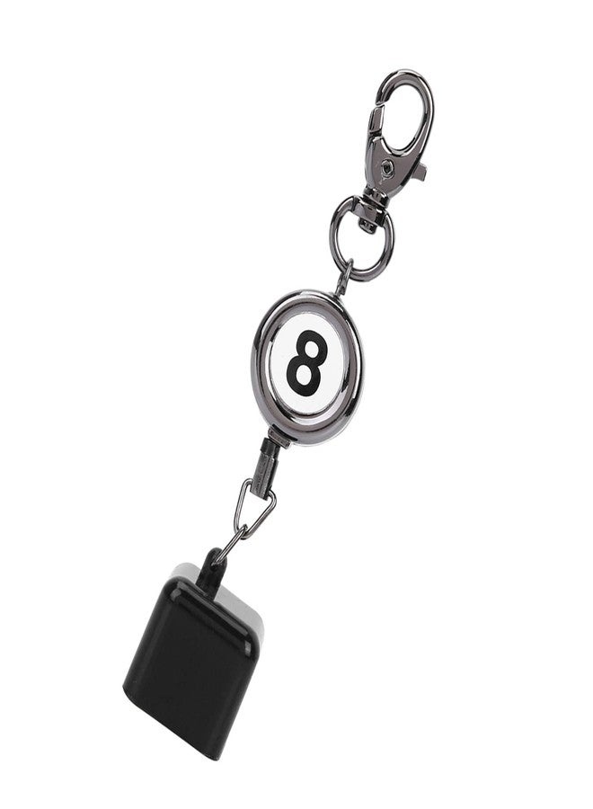 Luatoxry Portable Pool Chalk Holder for Billiards, Retractable Chalk Holder Pool Billiards, Pool Cue Chalk Holder Cover with Keychain for Billiard Lovers, 1.02x1.02x5.12inch - Image 2