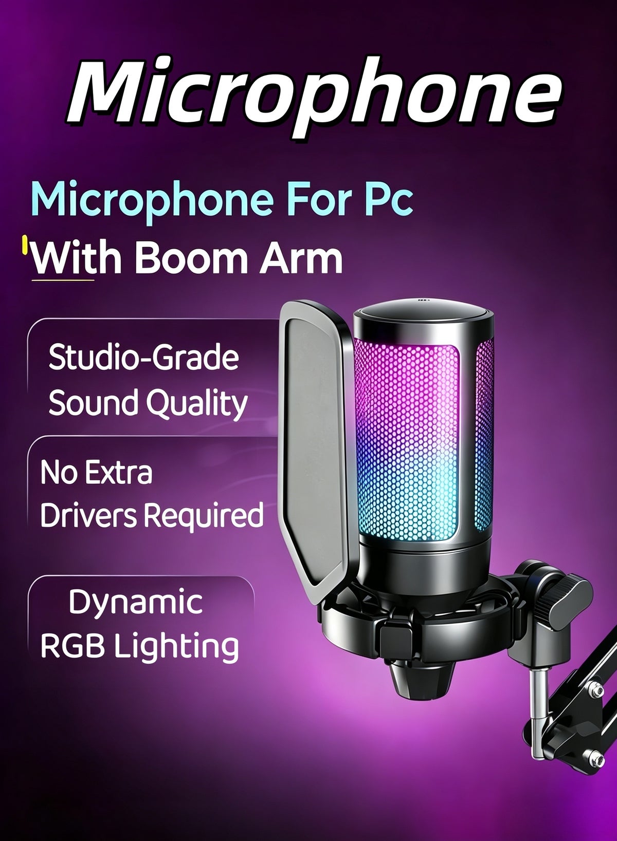 XiuWoo XiuWoo Gaming Microphone Set 740 g Z2E535A4857D5C216E284Z