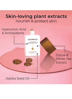 MCoBeauty MCoBeauty Super Glow Bronzing Drops, Sun-Kissed Glow for Hydrated Radiance, Vegan, Cruelty Free Cosmetics  - Image 2