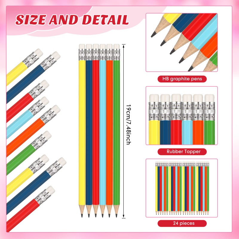Sabary 24 Sets I Pick Your Nose Pencil Funny Nose Picking Valentine Cards Pencil Holder Cards with Pencils Exchange Gifts Prizes Valentines Party Favors - Image 3