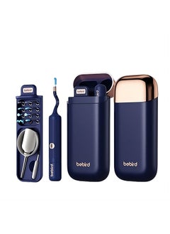 Bebird BEBIRD Earsight Plus Ear Wax Removal Tool Camera & Light, Visual Earwax Cleaner with Cleaning Kit As Spade/Spoon/Picker/Tweezers Clean Ears for Family, Ear-Scope Wireless WiFi Connect (Dark Blue)  - Image 1