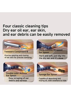 Bebird BEBIRD Earsight Plus Ear Wax Removal Tool Camera & Light, Visual Earwax Cleaner with Cleaning Kit As Spade/Spoon/Picker/Tweezers Clean Ears for Family, Ear-Scope Wireless WiFi Connect (Dark Blue)  - Image 5