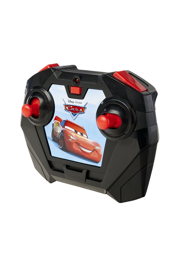 JADA Disney Pixar Cars 3 Lightning McQueen Turbo Racer Remote Controlled Car, 1:24 Scale, Red - Image 3