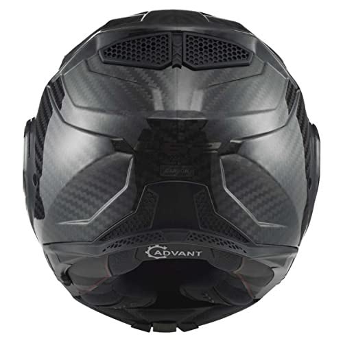 LS2 خوذة LS2 Advant X كربون قابلة للتحويل (أسود غير لامع - كبير) - Image 4